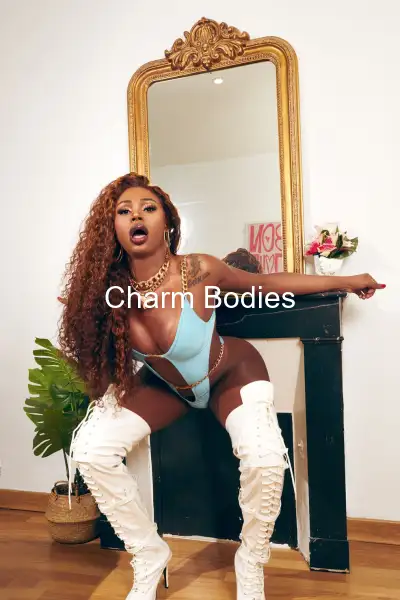 Trans Belle Black 22cm bien dur actif passif - 14