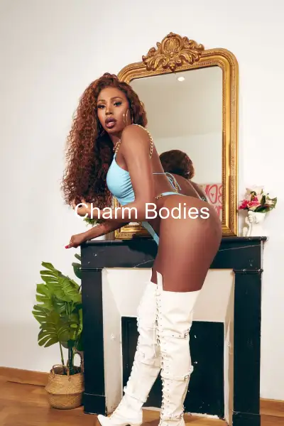 Trans Belle Black 22cm bien dur actif passif - 12