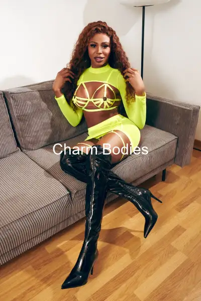 Trans Belle Black 22cm bien dur actif passif - 6